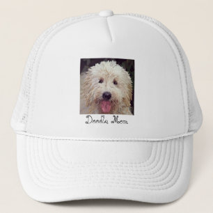 Labradoodle ou griffonnage d'or sur le casquette