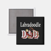 labradoodle papa Magnet (Recto/Verso)