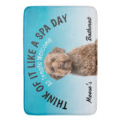 Labradoodle Personalized Hondenliefhebber Bath Mat (Voorkant Verticaal)