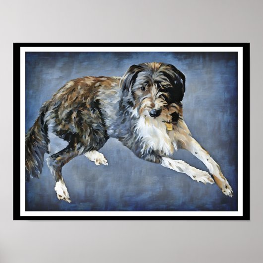 Labradoodle Print, Waarde Poster Papier (mat) (Voorkant)