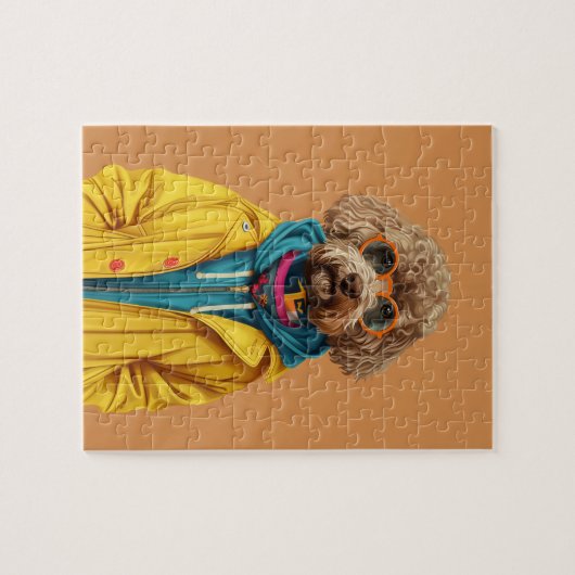 Labradoodle Puzzle avec boîte cadeau (Horizontal)