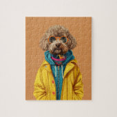 Labradoodle Puzzle avec boîte cadeau (Vertical)