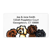 Labradoodle Rainbow Etiket (Voorkant)