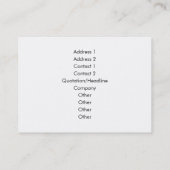 Labradoodle Rainbow Pet Cartes de visite (Dos)