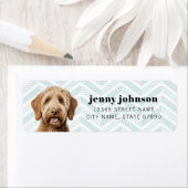 Labradoodle Retourner l'adresse Étiquettes (En situation)