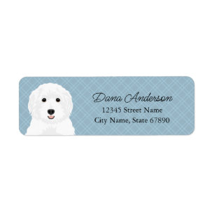 Labradoodle Retourner l'adresse Étiquettes