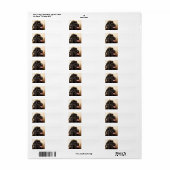 Labradoodle Return Address Label (Full Sheet)