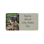 Labradoodle Return Address Label (Voorkant)
