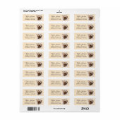 Labradoodle Return Address Label (Full Sheet)