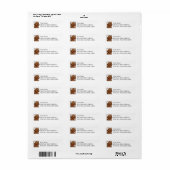 Labradoodle Return Address Labels (Full Sheet)