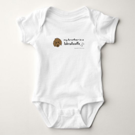 labradoodle romper (Voorkant)