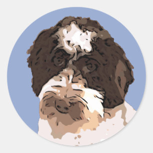 LABRADOODLE RONDE STICKER