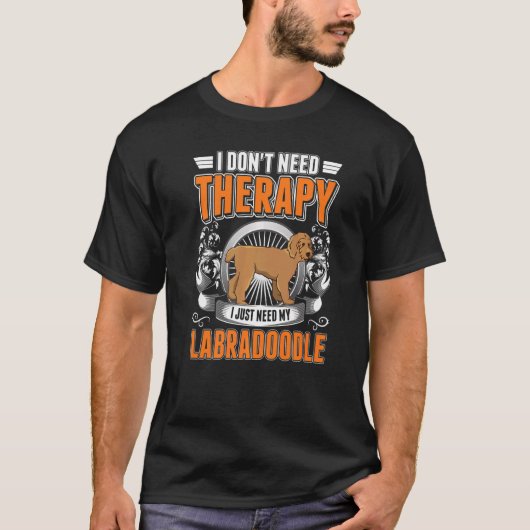 Labradoodle Therapy T-shirt (Voorkant)