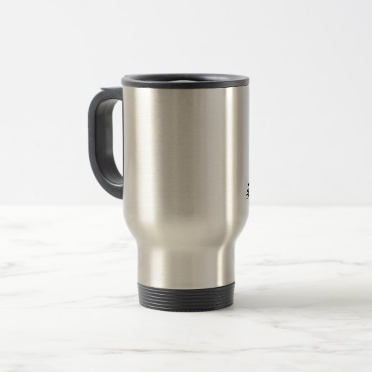 Labradoodle Travel Mug Reisbeker (Voorkant links)