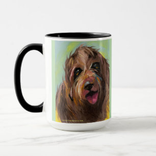 Labradoodle Tweekleurige mok, 0,45 l Mok