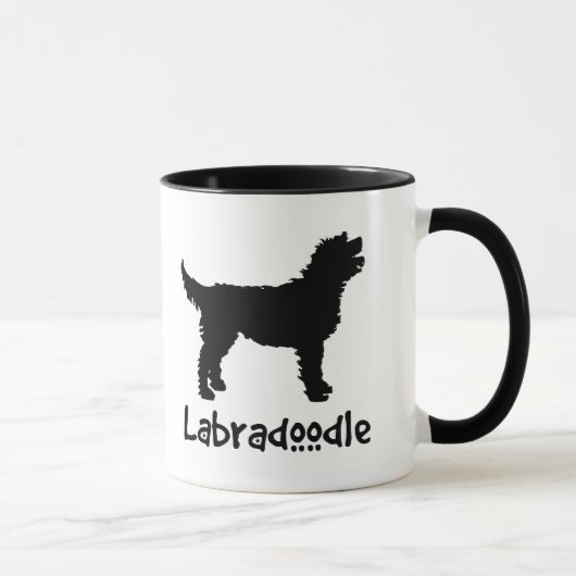 Labradoodle w/ Cool Text Mok (Rechts)