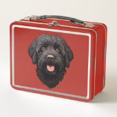 Labradoodle Zwarte Hond (Voorkant)