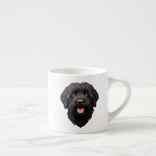 Labradoodle Zwarte Hond Espresso Kop