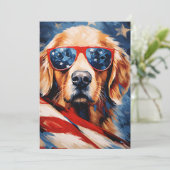 Labrador 4 juli Onafhankelijkheidsdag Feestdagenkaart (Staand voorkant)