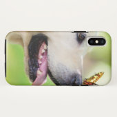Labrador And Butterfly Throw Pillow Case-Mate iPhone Case (Achterkant (horizontaal))