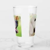 Labrador And Butterfly Throw Pillow Glas (Links)