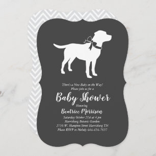 Labrador Baby shower Gender Neutral Lab Kaart
