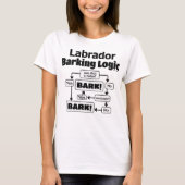 Labrador Barking Logic T-shirt (Voorkant)