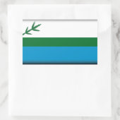 Labrador (Canada)-vlag Rechthoekige Sticker (Tas)