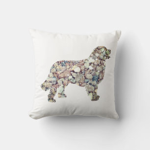 Labrador Chien Mandala Eléments Jeter Coussin