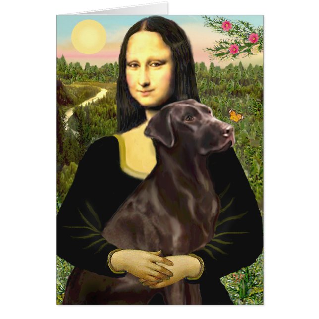 Labrador (Chocolade) - Mona Lisa (Voorkant)