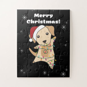 Labrador Christmas Snow Winter Animals Dogs Legpuzzel