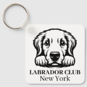 Labrador Custom Club Thema sleutelhanger (Voorkant)