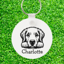 Labrador Custom Club Thema sleutelhanger