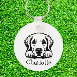 Labrador Custom Club Thema sleutelhanger