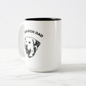 Labrador Dad Coffee Mug (Devant gauche)