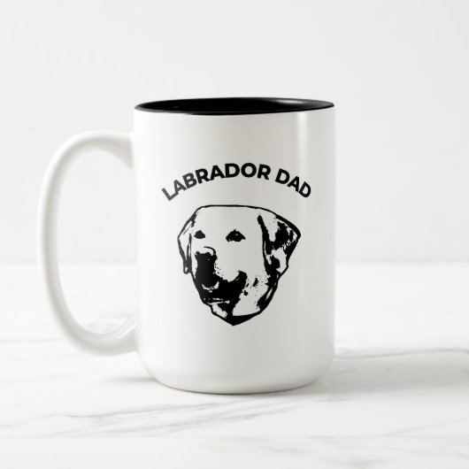 Labrador Dad Coffee Mug (Gauche)