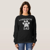 Labrador Dad Paw Trui (Voorkant volledig)