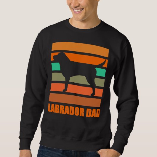 Labrador Dad Retro Trui (Voorkant)
