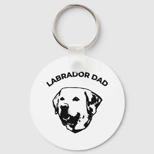 Labrador Dad Sleutelhanger (Voorkant)