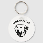 Labrador Dad Sleutelhanger (Achterkant)