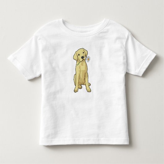 Labrador Daisy Kinder Shirts (Voorkant)