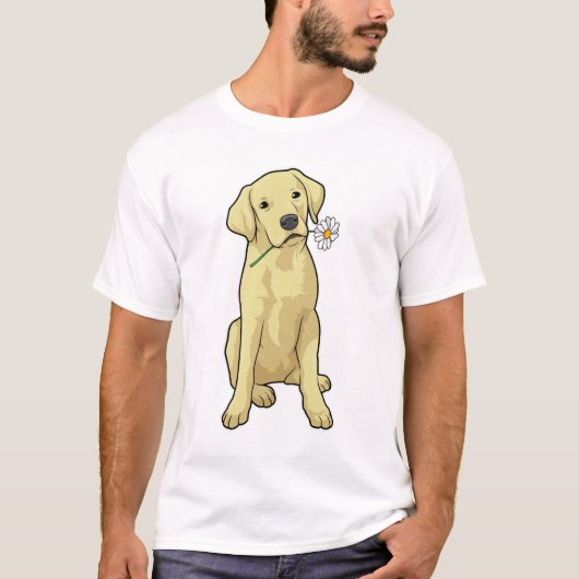 Labrador Daisy T-shirt (Voorkant)