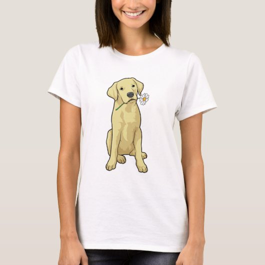 Labrador Daisy T-shirt (Voorkant)