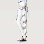 Labrador Dog Art Aangepaste Leggings (Links)