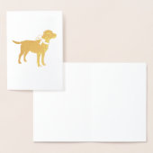 Labrador Dog Baby shower Blue Boy Lab Folie Kaarten (Display)