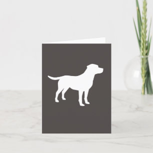 Labrador Dog Baby shower Lab Gray Gender Neutraal Bedankkaart