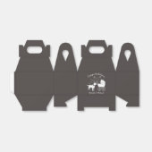 Labrador Dog Baby shower Lab Gray Gender Neutral Bedankdoosjes (Uitgevouwen)