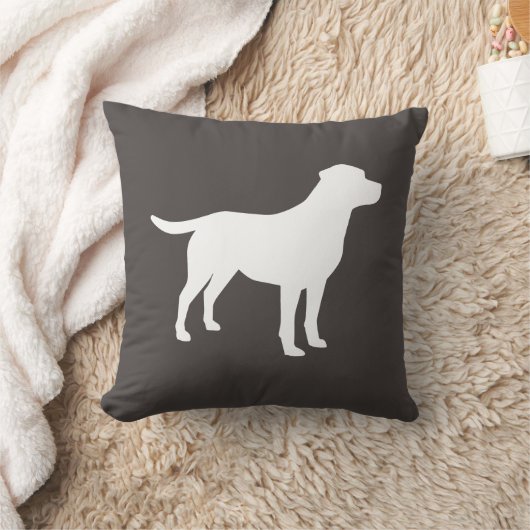 Labrador Dog Baby shower Lab Gray Gender Neutral Kussen (Deken)