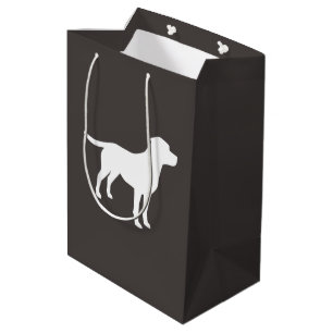 Labrador Dog Baby shower Lab Gray Gender Neutral Medium Cadeauzakje
