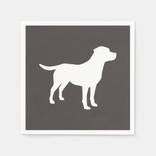 Labrador Dog Baby shower Lab Gray Gender Neutral Servet